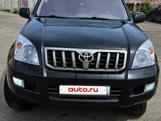 2008 Toyota Land Cruiser Prado 5-speed 120 Series Рестайлинг, чёрный, 1750000 рублей, вид 1