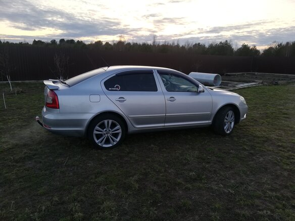 2013 Skoda Octavia II (A5) Рестайлинг, серебристый - вид 6