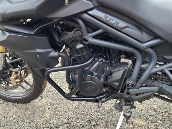 2012 Triumph Tiger 800, синий, 470000 рублей - вид 5