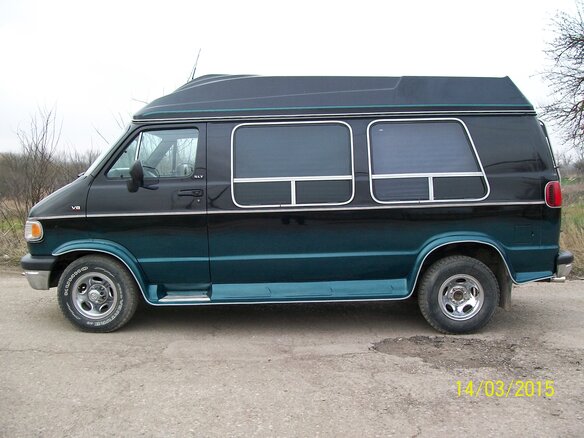 1996 Dodge RAM II (BR/BE), зелёный
