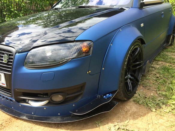2005 Audi A4 III (B7), синий - вид 2