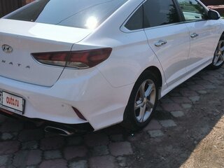 2019 Hyundai Sonata VII (LF) Рестайлинг, белый, 1750000 рублей, вид 2