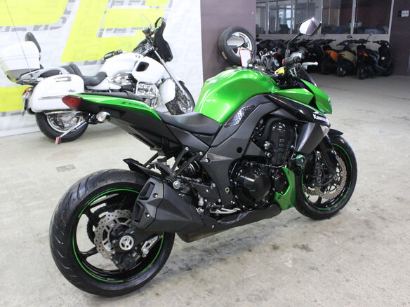 2013 Kawasaki Z 1000, зелёный - вид 9