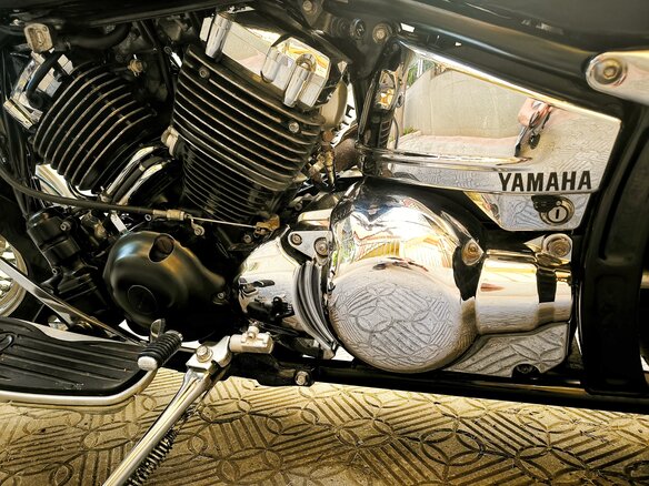 2004 Yamaha XVS400 Drag Star, чёрный, 450000 рублей - вид 16