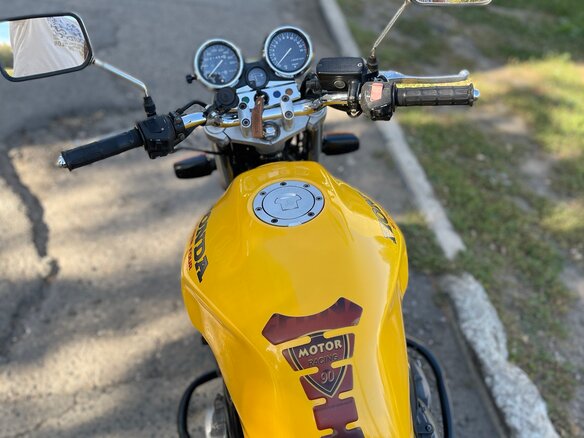 1995 Honda CB 400 Super Four, жёлтый, 335000 рублей - вид 6