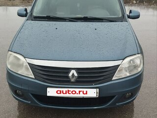 2013 Renault Logan I Рестайлинг, синий, 400000 рублей, вид 2