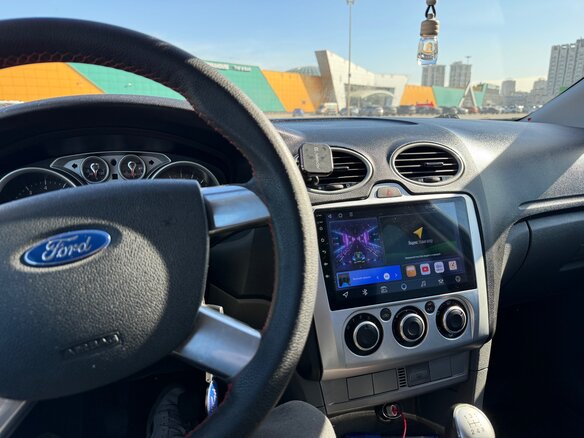 2008 Ford Focus II Рестайлинг, синий, 395000 рублей - вид 6