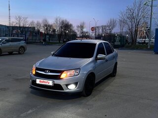 2012 Lada (ВАЗ) Granta I, серебристый, 375000 рублей, вид 2