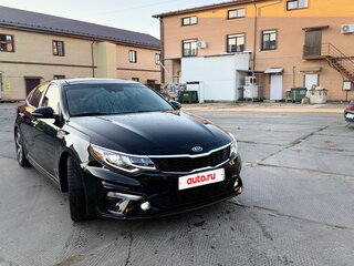 2019 Kia Optima IV Рестайлинг, чёрный, 1620000 рублей, вид 2