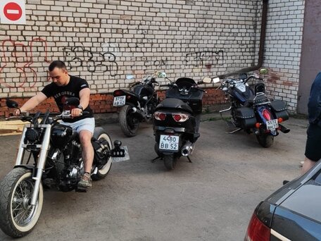 1998 Yamaha XVS400 Drag Star, чёрный, 300000 рублей, вид 5