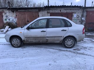 2008 Lada (ВАЗ) Kalina I, серебристый, 230000 рублей, вид 4