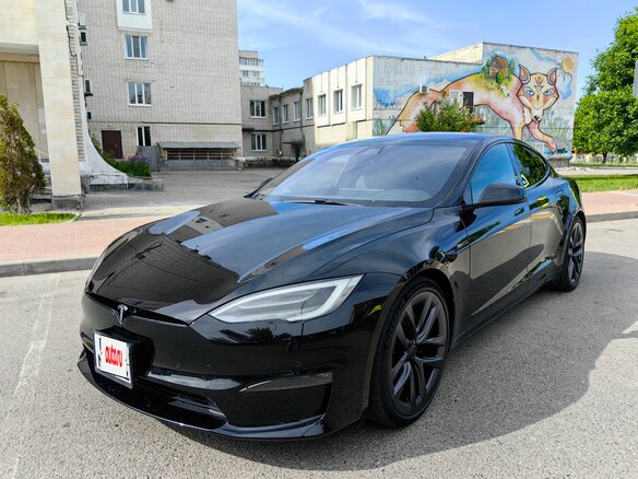 2021 Tesla Model S Plaid I Рестайлинг 2, чёрный, 8600000 рублей - вид 1