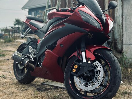 2008 Yamaha YZF-R6, красный, 800000 рублей, вид 5