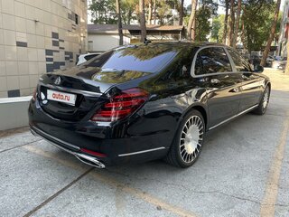 2017 Mercedes-Benz Maybach S-Класс 450 I (X222) Рестайлинг, чёрный, 7100000 рублей, вид 4
