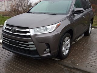 2019 Toyota Highlander III (XU50) Рестайлинг, серый, 2989606 рублей, вид 1
