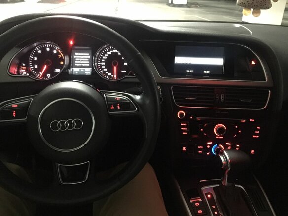2014 Audi A5 I (8T) Рестайлинг, синий - вид 5