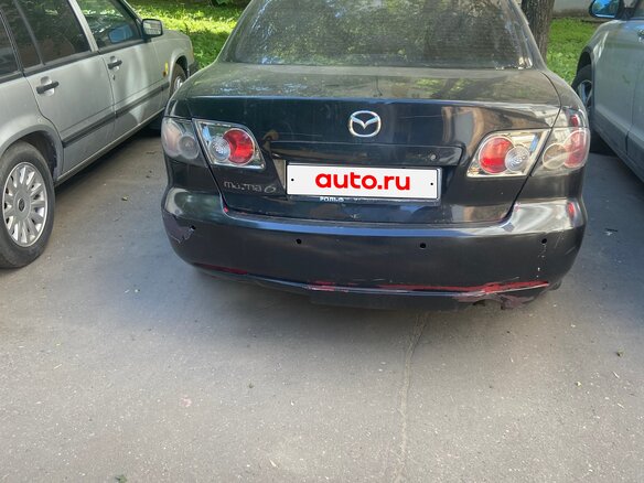 2006 Mazda 6 I (GG) Рестайлинг, чёрный, 375000 рублей - вид 1
