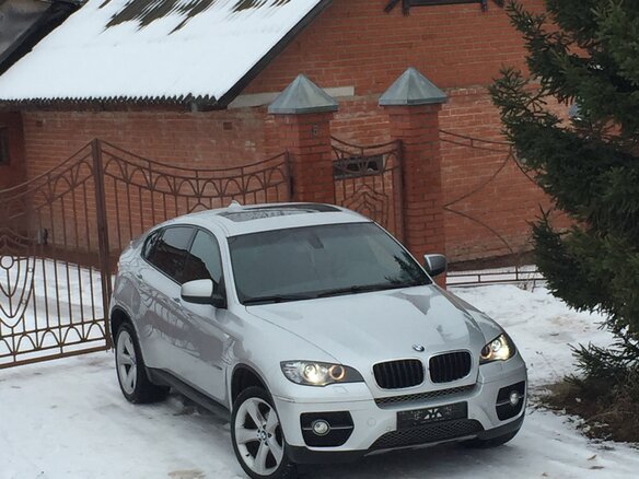 2011 BMW X6 35i 8-speed I (E71), серебристый - вид 6