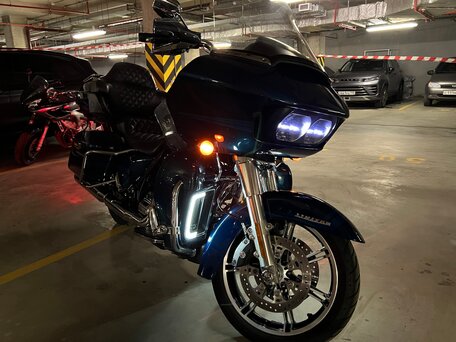 2019 Harley-Davidson Road Glide Limited, зелёный, 2450000 рублей, вид 5