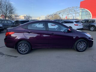 2013 Hyundai Solaris I, красный, 1200000 рублей, вид 4
