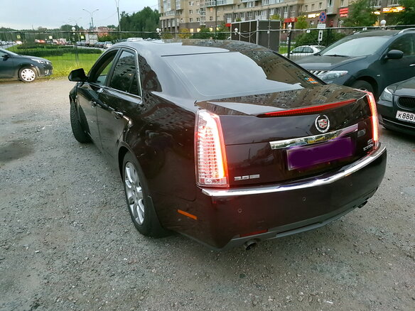2008 Cadillac CTS II, фиолетовый - вид 3