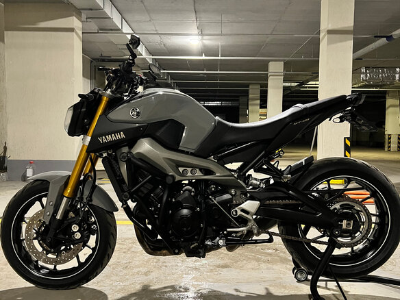 2014 Yamaha MT-09 (FZ-09), серый, 740000 рублей - вид 1