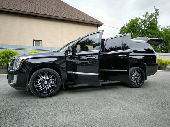 2014 Cadillac Escalade ESV IV, чёрный, 4000000 рублей - вид 9