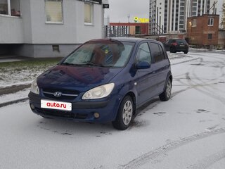 2007 Hyundai Getz I Рестайлинг, синий, 470000 рублей, вид 1