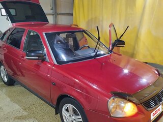 2008 Lada (ВАЗ) Priora I, красный, 370000 рублей, вид 1