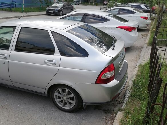2010 Lada (ВАЗ) Priora I, серебристый, 350000 рублей - вид 3