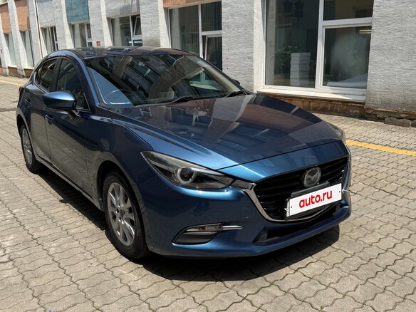 2017 Mazda Axela III Рестайлинг, синий, 1290000 рублей