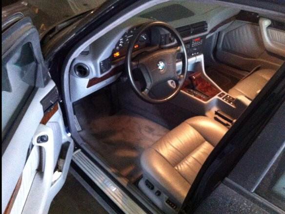 1995 BMW 5 серии 540i III (E34), синий - вид 5