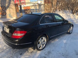 2008 Mercedes-Benz C-Класс 280 III (W204), чёрный, 1450000 рублей, вид 3