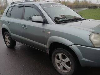 2005 Hyundai Tucson I, голубой, 1000000 рублей, вид 5