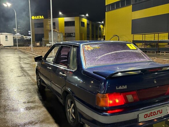 2005 Lada (ВАЗ) 2115, синий, 150000 рублей - вид 3