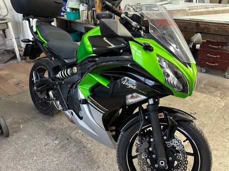 2014 Kawasaki Ninja 400, зелёный, 475000 рублей, вид 1