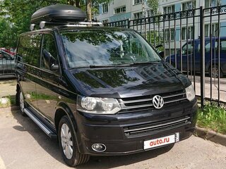 2013 Volkswagen Multivan T5 Рестайлинг, чёрный, 2900000 рублей, вид 2