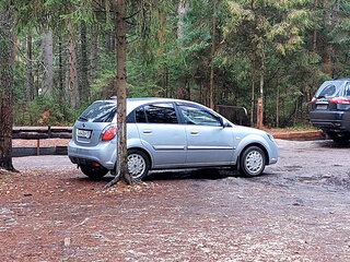 2010 Kia Rio II Рестайлинг, серебристый, 550000 рублей, вид 2