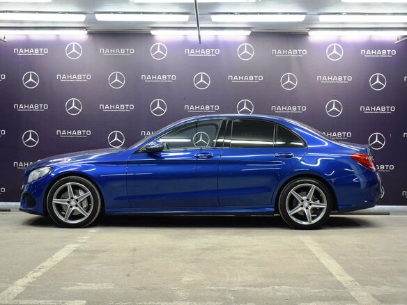 2016 Mercedes-Benz C-Класс 180 IV (W205), синий - вид 2