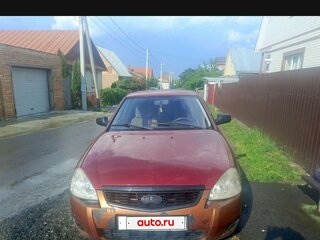 2008 Lada (ВАЗ) Priora I, красный, 240000 рублей, вид 1