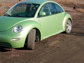 1999 Volkswagen Beetle I (A4), зелёный, 250000 рублей, вид 2