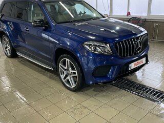 2017 Mercedes-Benz GLS 400 I (X166), синий, 3990000 рублей, вид 3