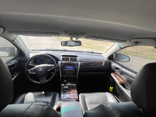 2014 Toyota Camry VII (XV50) Рестайлинг, белый, 1950000 рублей, вид 5