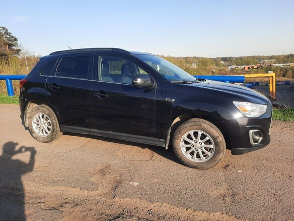 2014 Mitsubishi ASX I Рестайлинг, чёрный, 1242000 рублей - вид 3