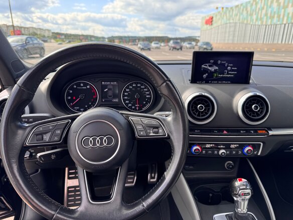 2016 Audi A3 III (8V) Рестайлинг, чёрный, 1657942 рублей - вид 10