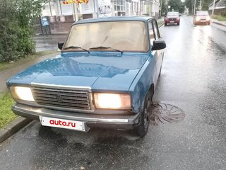 2000 Lada (ВАЗ) 2107, синий, 85000 рублей, вид 1