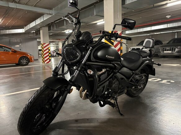 2019 Kawasaki EN650 Vulcan S, чёрный, 790000 рублей - вид 13