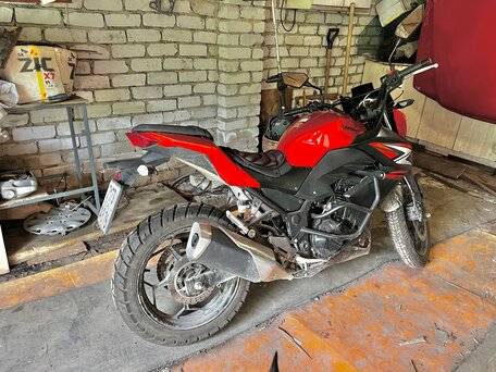 2015 Kawasaki Z 250, оранжевый, 350000 рублей, вид 5