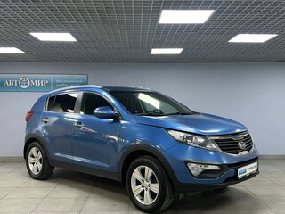 2012 Kia Sportage III, синий, 849000 рублей, вид 3