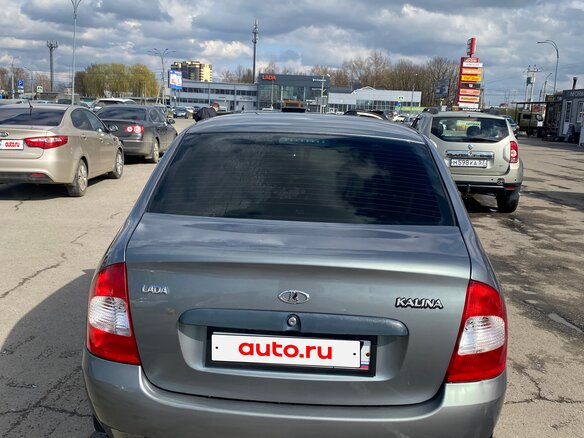 2008 Lada (ВАЗ) Kalina I, серый, 300000 рублей - вид 3